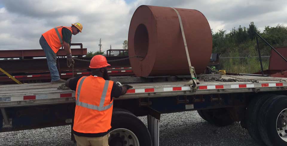 Learning to secure a load during training.